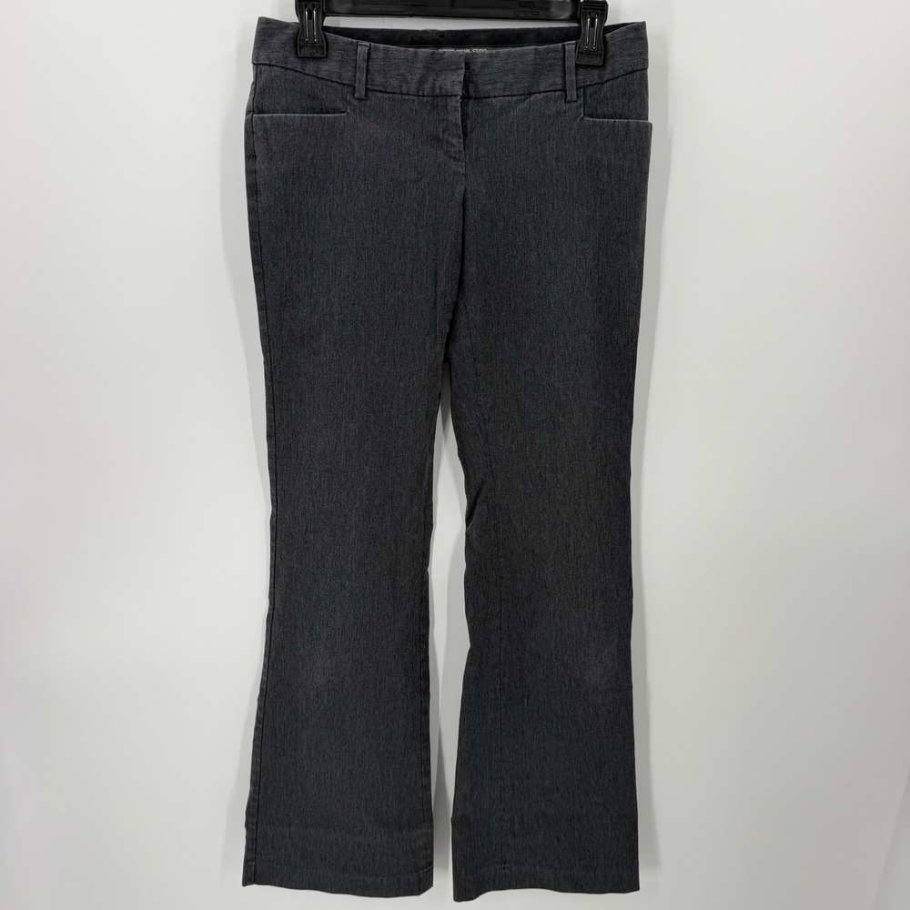 Express Design Studio Stylist Pants Womens 2 Gray Flare Leg Y2K Office Trousers
